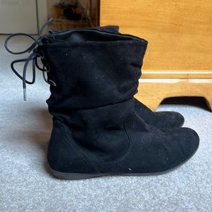 american eagle black booties